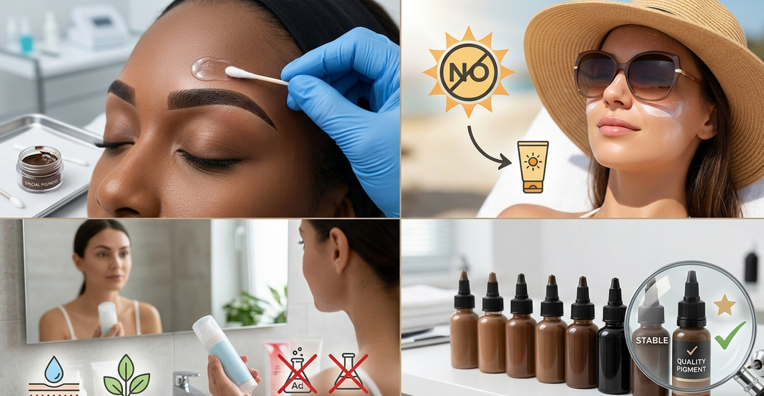 Cómo evitar que los pigmentos de micropigmentación cambien de color