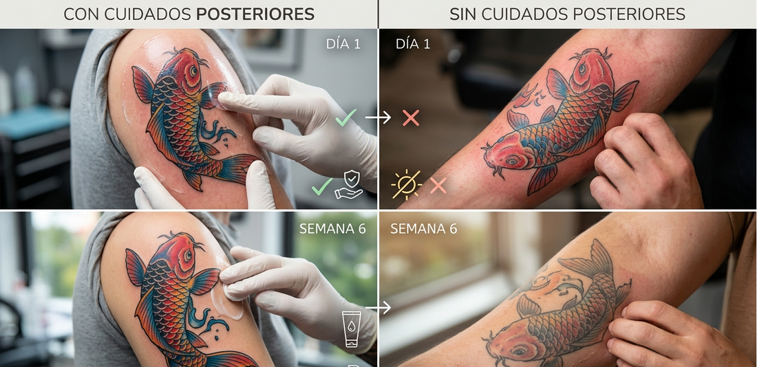 Cómo influyen los cuidados posteriores en el color final