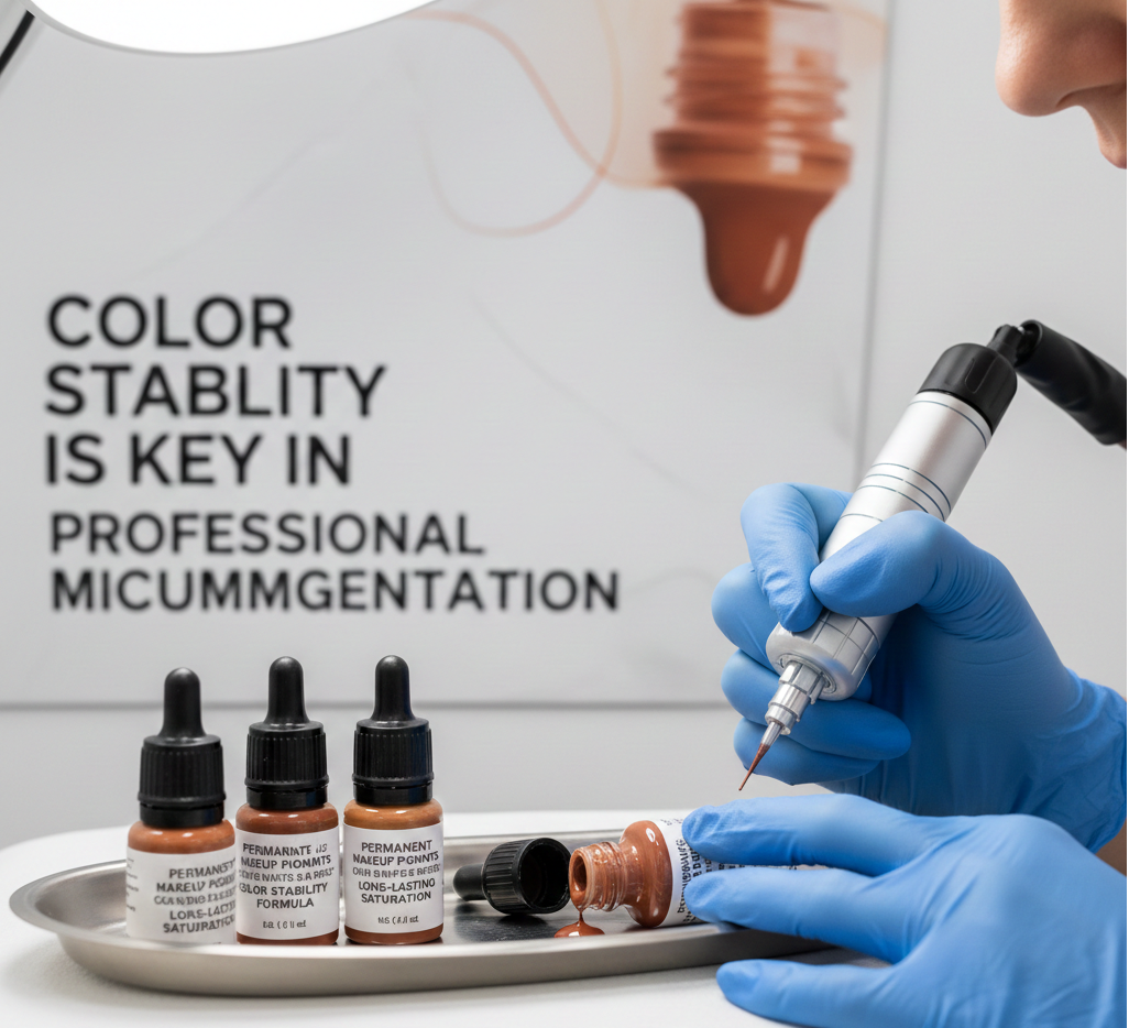 Por qué la estabilidad del color es clave en la micropigmentación profesional