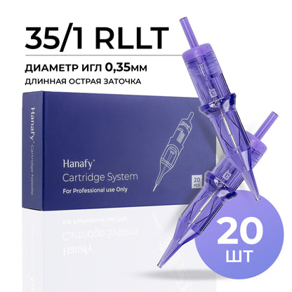 Cartuchos hanafy 1punta Long Taper (1RLLT)